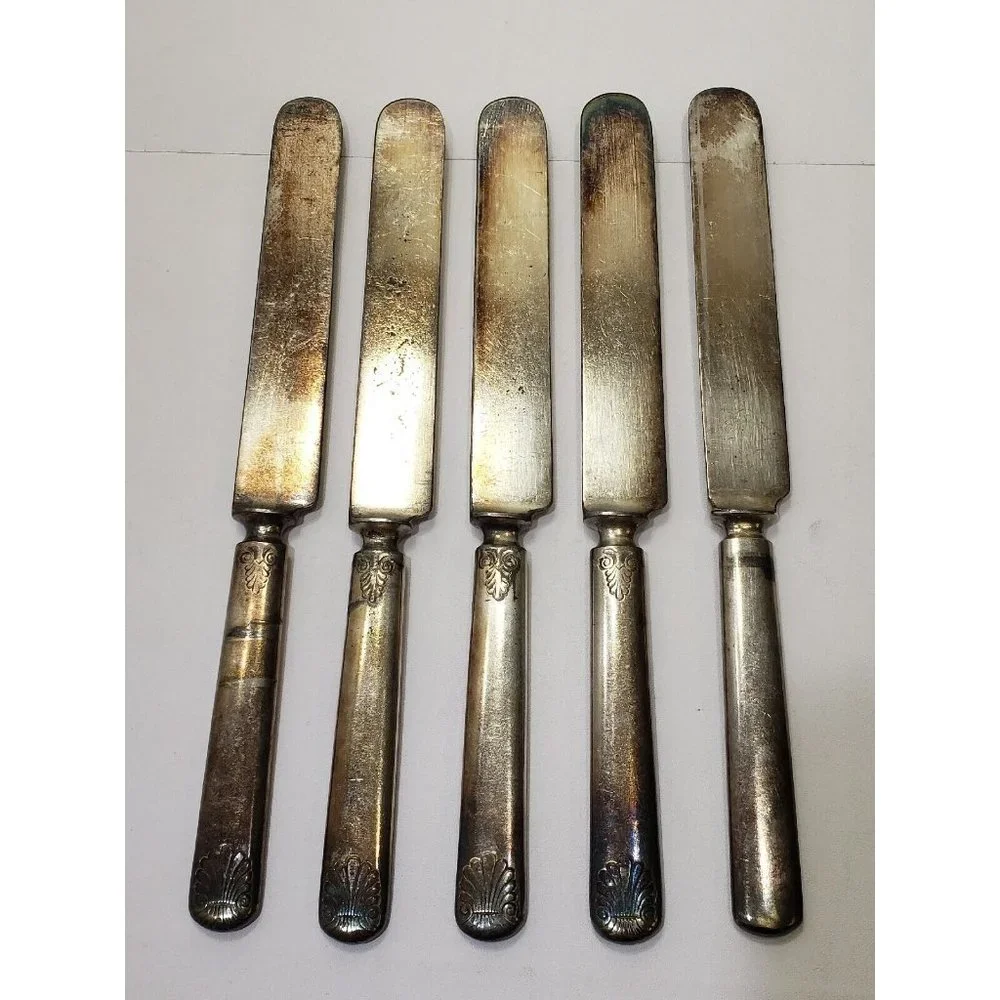 Rogers Bros No. 12 Waterbury? Silverware Flatware Set Of 10 Pieces 5 Of Each
